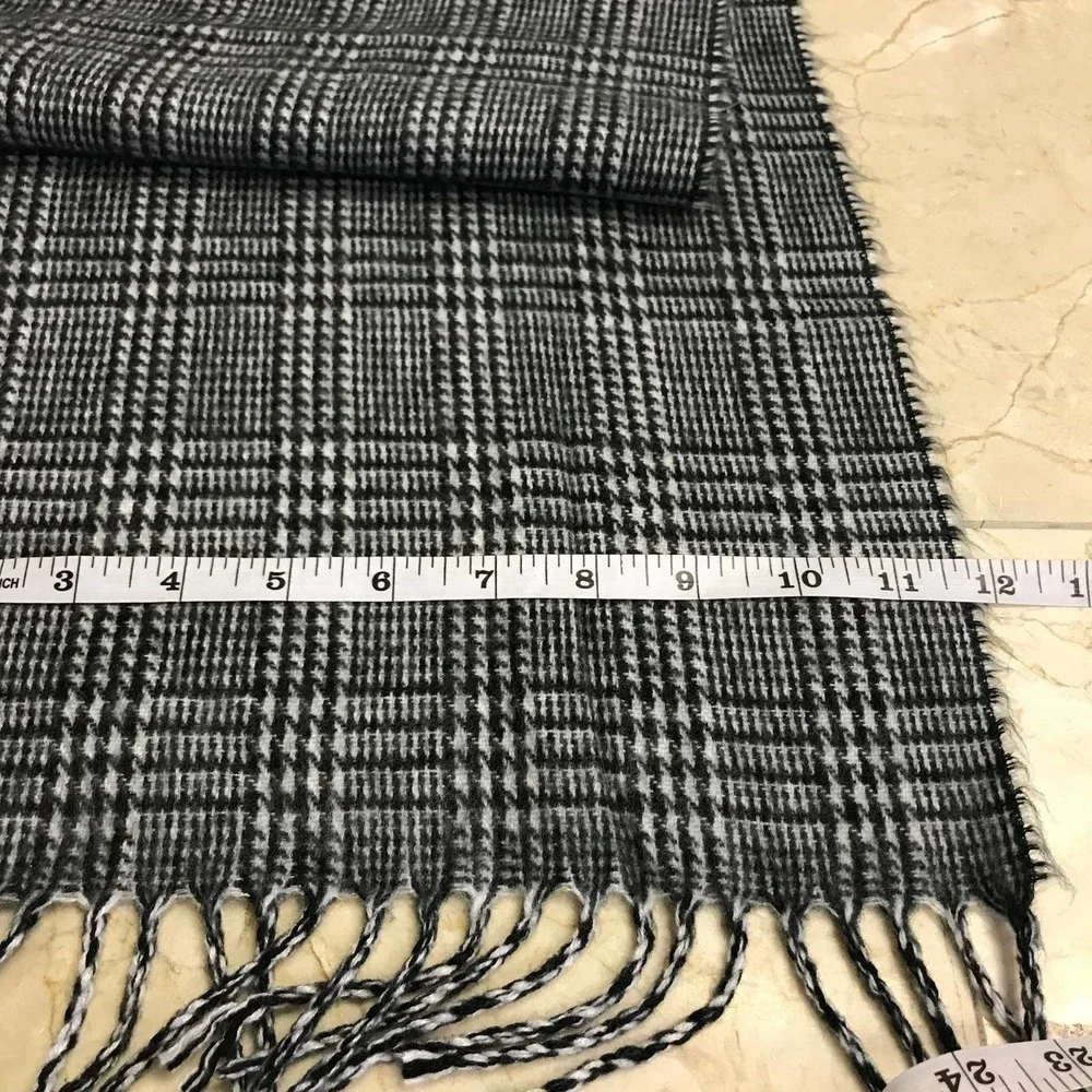Men's Wool Touch Plaid Scarf by Conquista